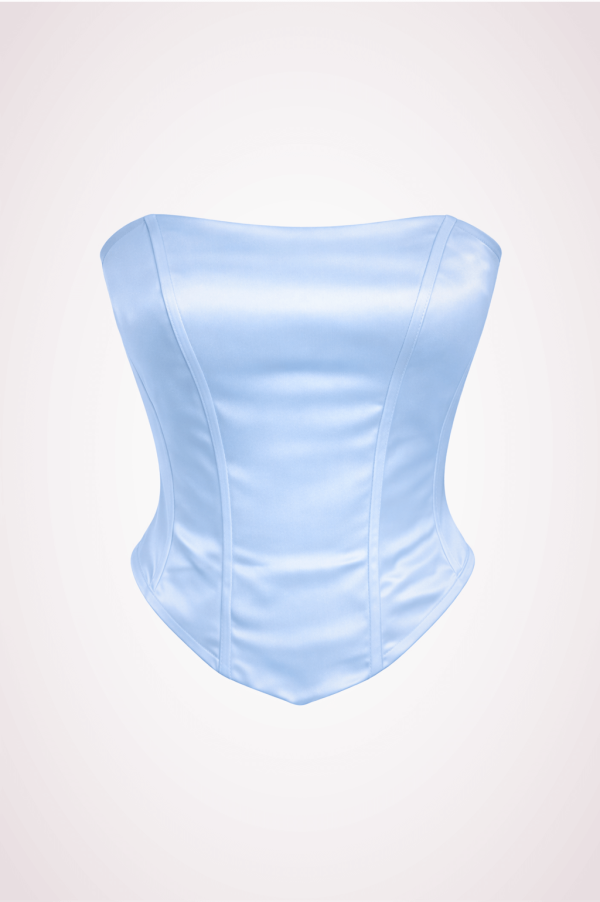 elegant corset light blue product