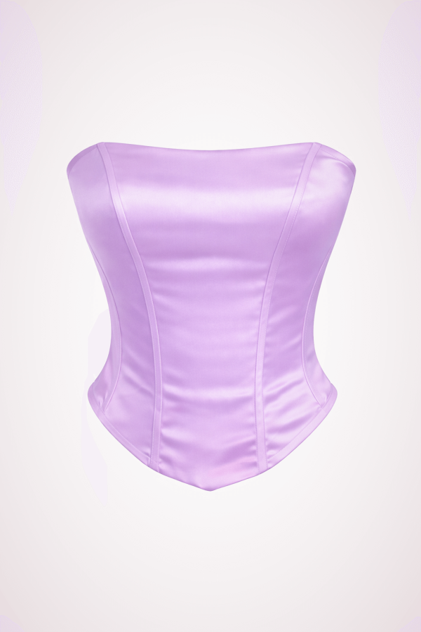 elegant corset light purple product