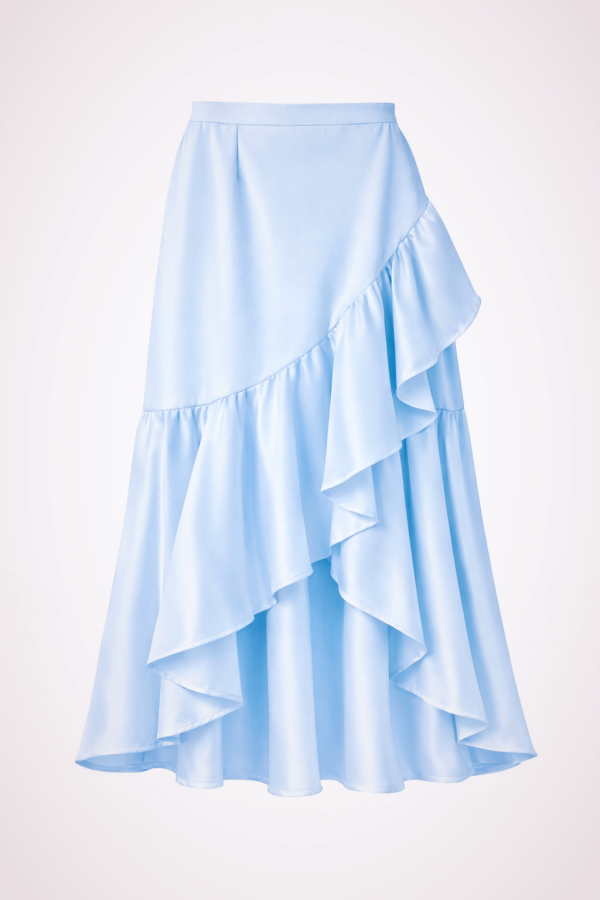 ruffle skirt blue product
