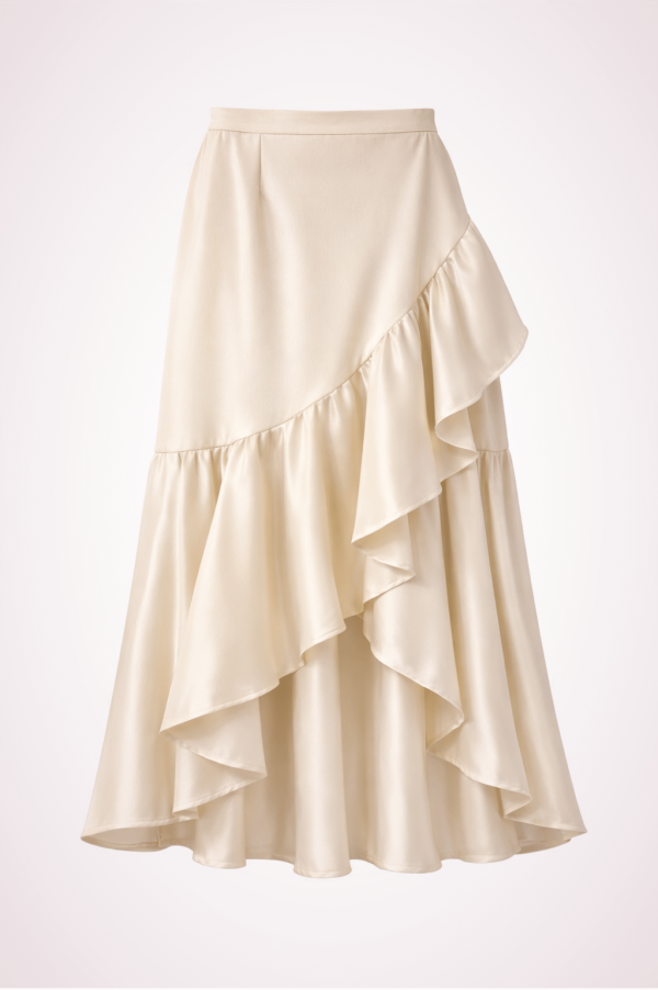 ruffle skirt creamy product