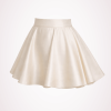 satin mini skirt cream satin mini skirt cream